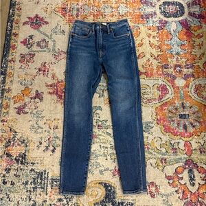 Madewell High Rise Women Jeans - Dark Blue